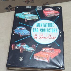 Vintage Miniature Car Collectors 48 Car Show Case Storage Mattel Empty 1966